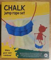 Zestaw ze skakanką i kredą - CHALK jump rope set