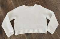 H&M biały sweter 11-12 lat Ideał!
