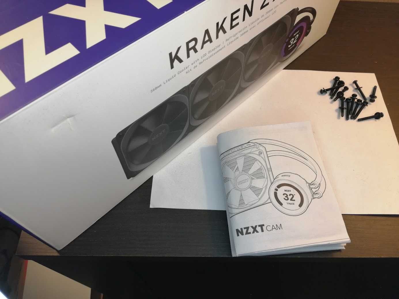 Chłodzenie AIO NZXT Kraken Z73 3x12 LCD - AM5