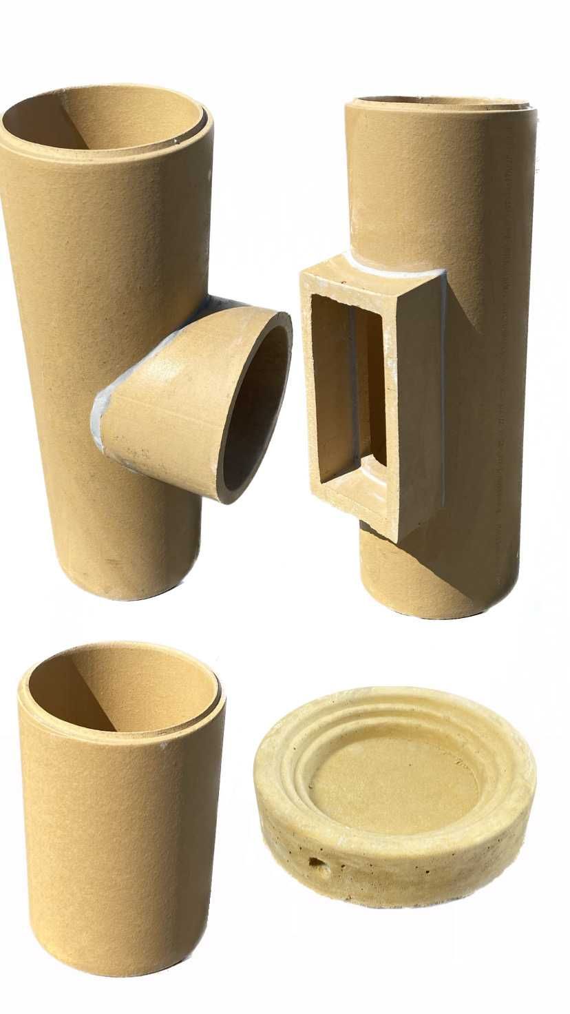 Komin systemowy ceramiczny wysokość 8m K Fi 200/180 Standard