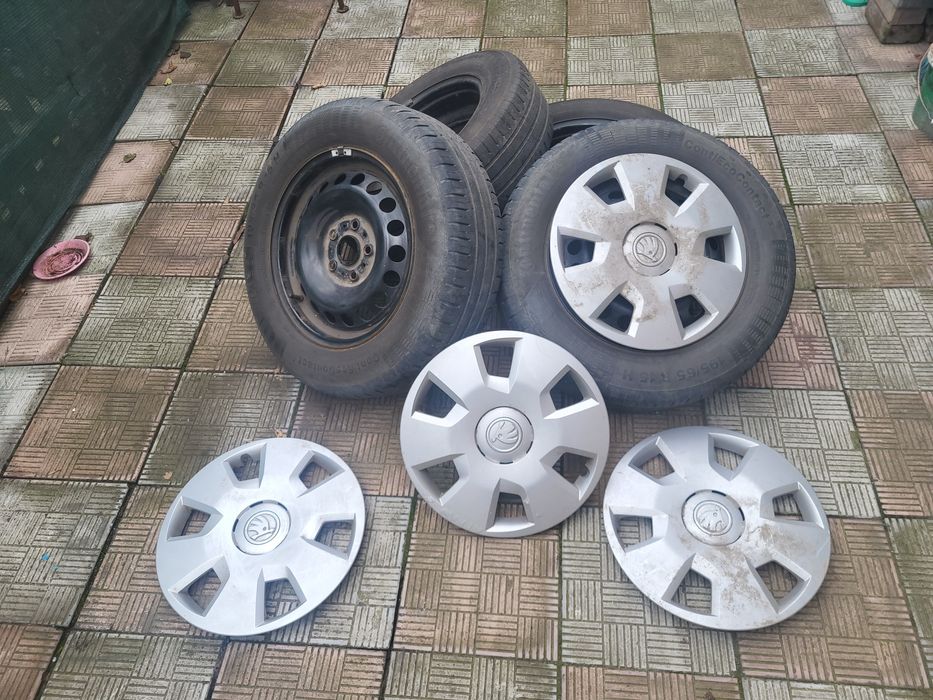 Колеса в зборі Skoda VW R15 5×113 оригінал