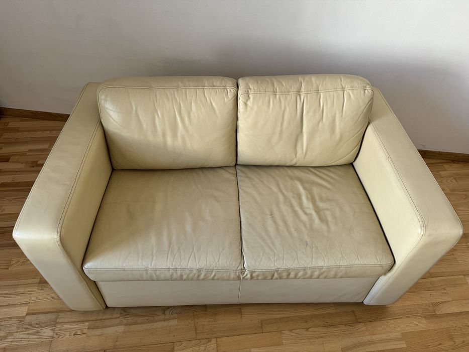 Dwie skórzane kanapy