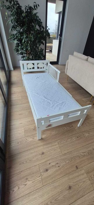 Łóżko dla dziecka ikea 70x160  Kritter z materacem