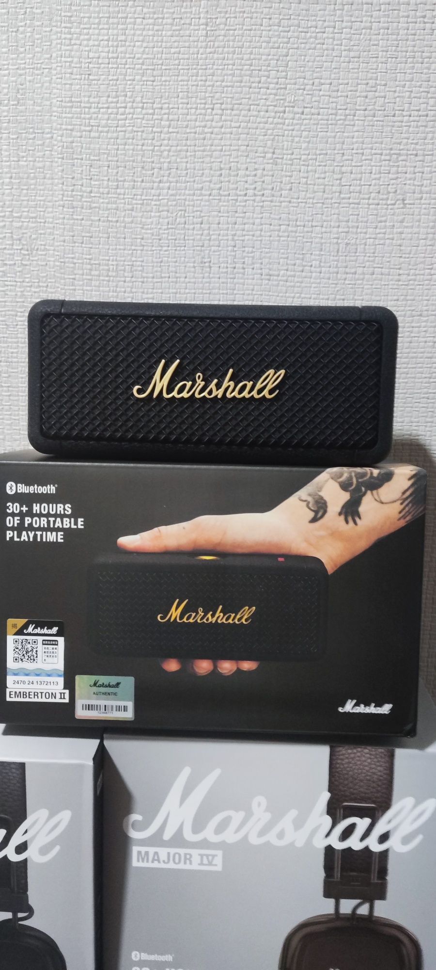 Marshall Emberton 2 ПРЕМІУМ якість, портативна колонка