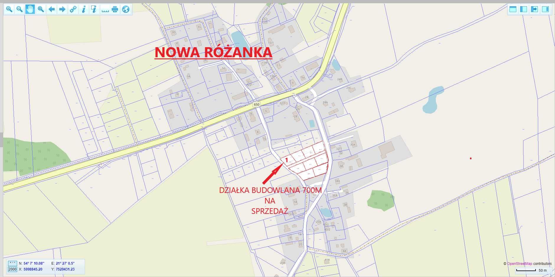 Działka Budowlana w Nowej Różance