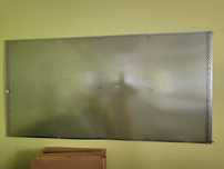 Painel de chapa perfurada
