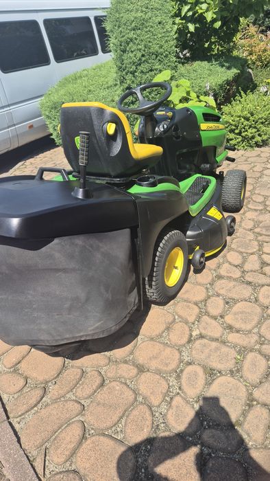 Kosiarka traktorek Jon Deere X130R 18 hP z koszem pompa oleju hydrosta