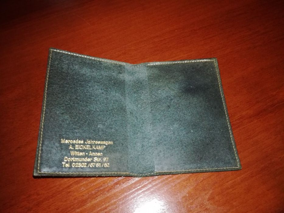 Обложка кожаная для документов Mercedes