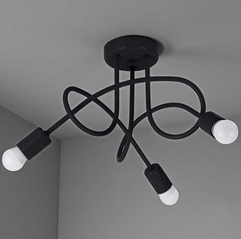 Lampa sufitowa wisząca loft plafon żyrandol LED