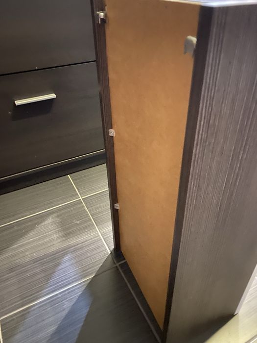 Szafka łazienkowa wisząca biały połysk front, stan idealny, Wrocław