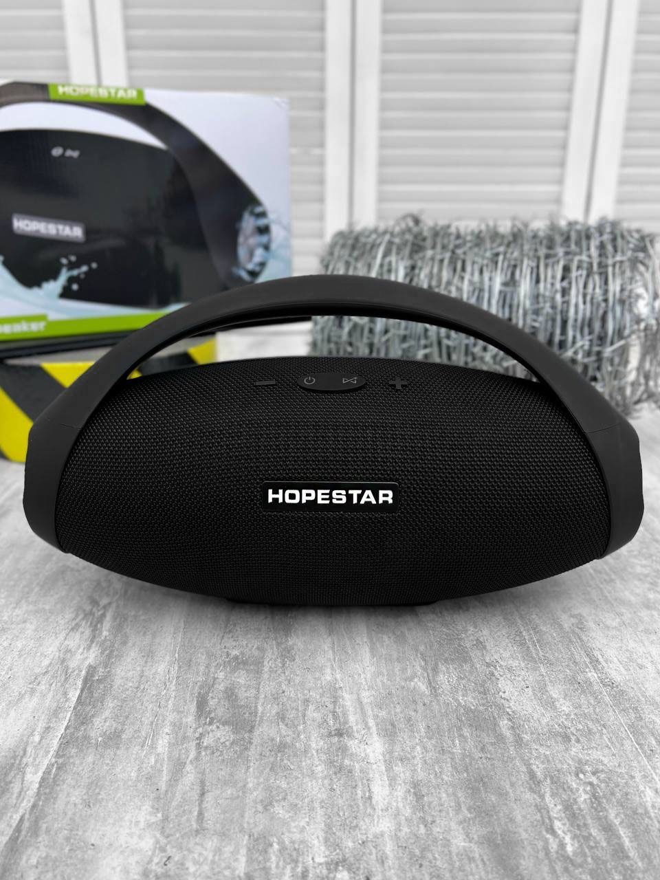 Портативная акустическая стерео колонка Hopestar H31, black  РМ7427(50