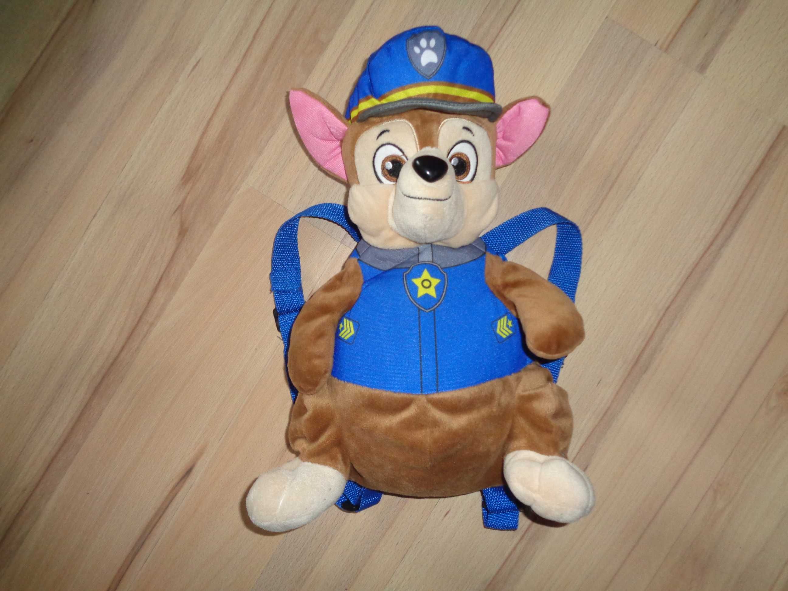 Nickelodeon PAW PATROL Chase NOWY pluszowy plecak pluszak maskotka