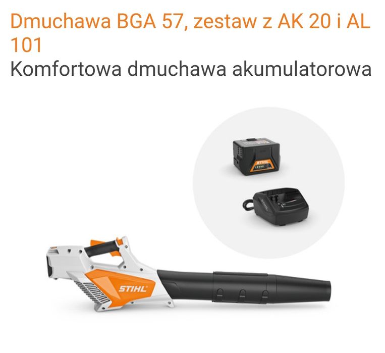 Dmuchawa STIHL akumulatorowa BGA 57