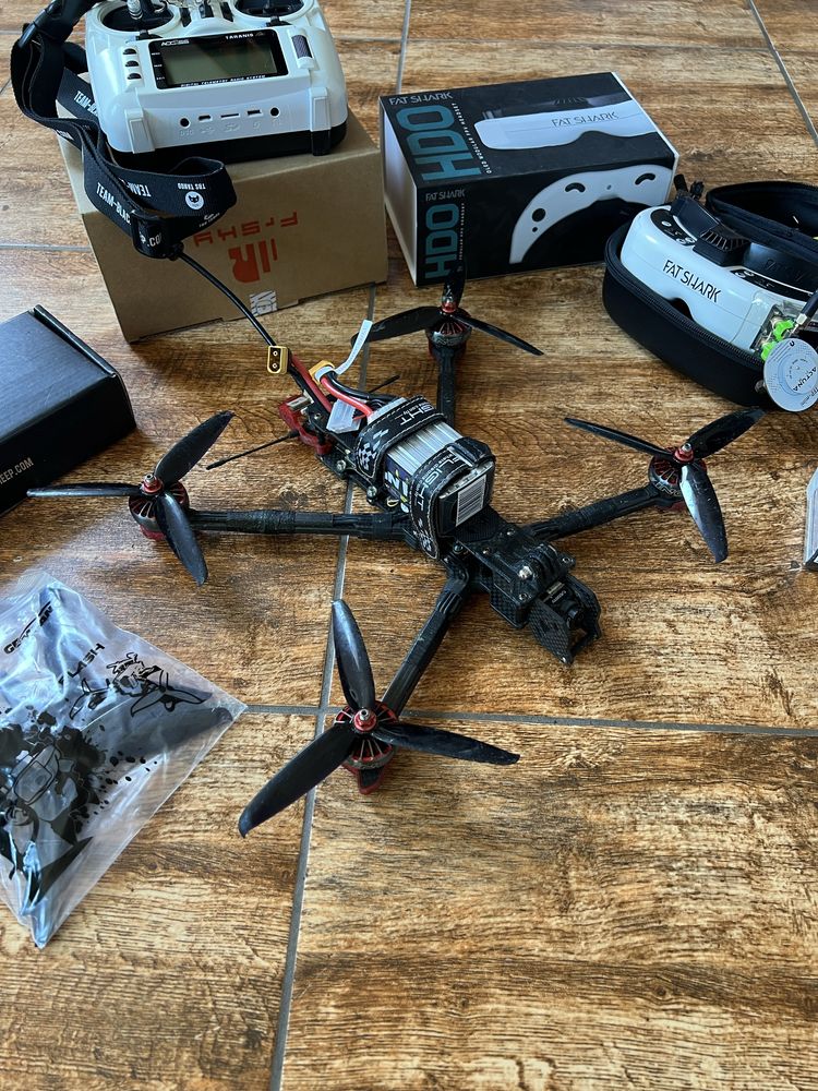 Dron Fpv Long Range Zestaw RTF iFlight Chimera 7 FatShark HDO Taranis