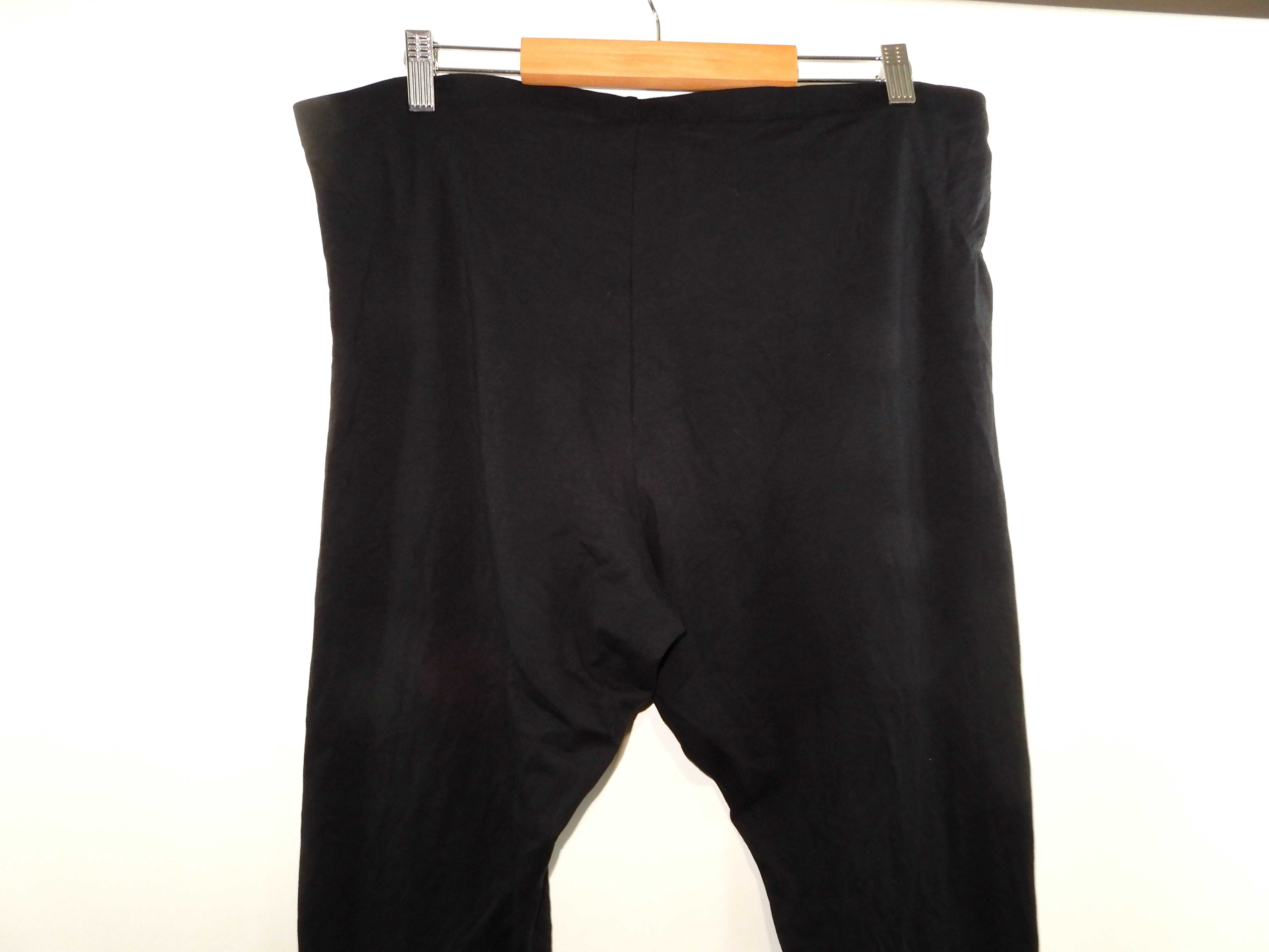 Kostium przebranie halloween kościotrup getry legginsy czarne 50 5XL