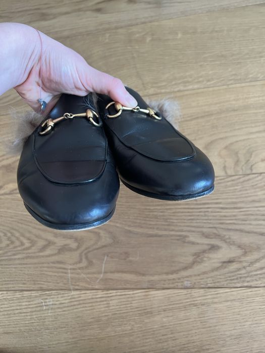 Gucci хутряні мюлі оригінал