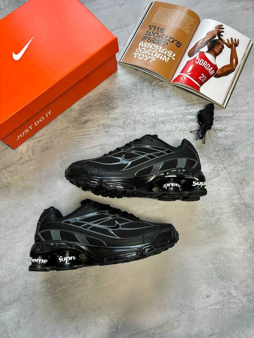 !SALE! Nike Shox Ride 2 x Supreme Black 36 37 38 39 40 41 42 43 44 45