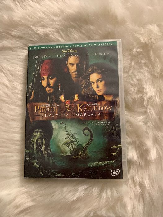 Piraci z Karaibow Klatwa czarnej perly i skrzynia umarlaka DVD