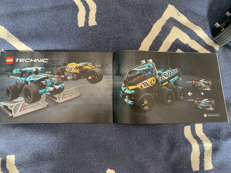 Lego Technic Stunt bike and truck