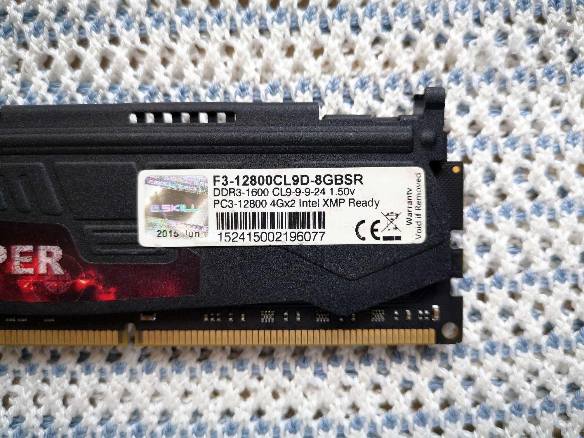 Оперативна пам`ять DDR3 G.Skill Sniper 8Gb (2x4Gb) 1600 Мгц