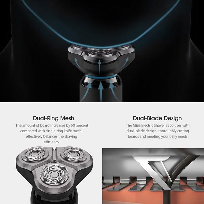 Xiaomi Golarka elektryczna MIJIA S500 przenośna maszynka do golenia