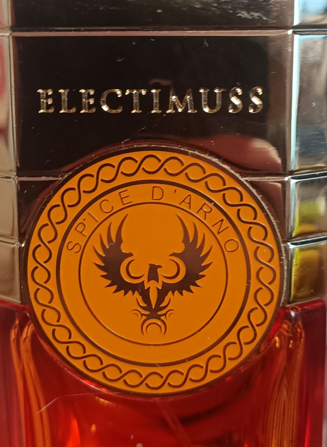 Oryginalny Flakon po perfumach Electimuss pomarańczowy DUZY