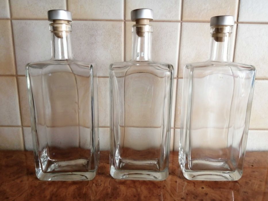 Butelki szklane z korkiem 500ml 6szt