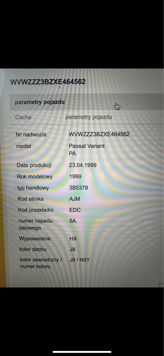 Vw passat b5 1,9 tdi skrzynia biegow EDC automat sprawna w aucie