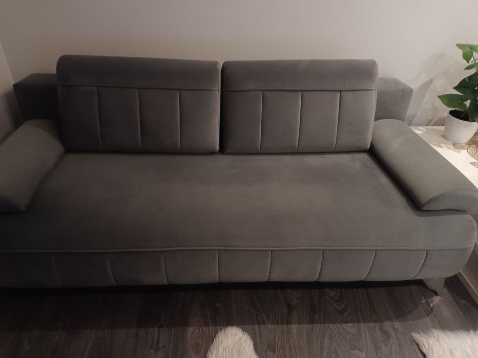 Sofa kanapa sofa rozkładana szara