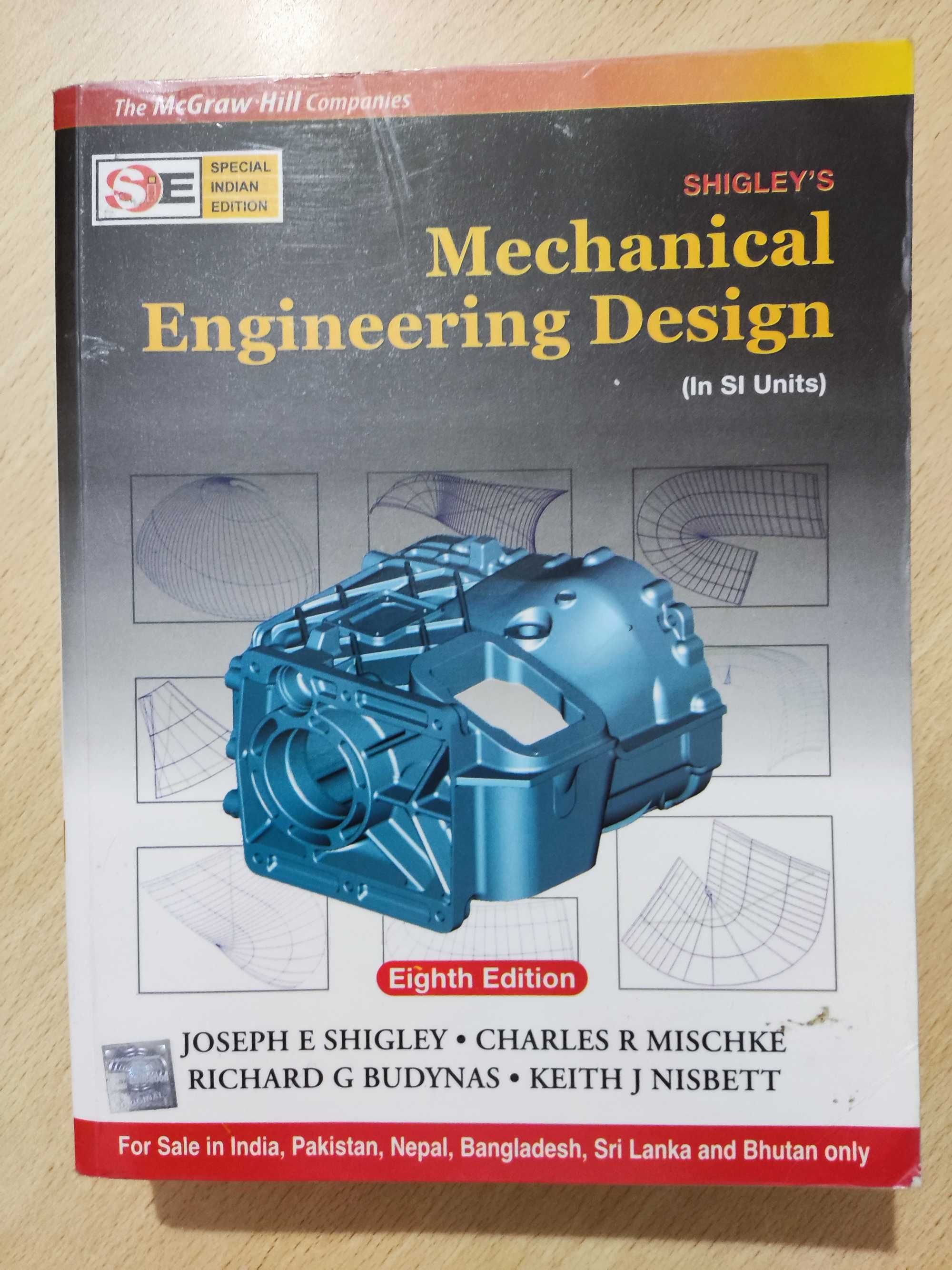 Livro Mechanical Engineering Design - Joseph Shighley - 8ª Edição