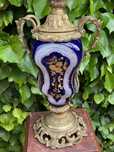 Porcelanowa lampa naftowa- unikat