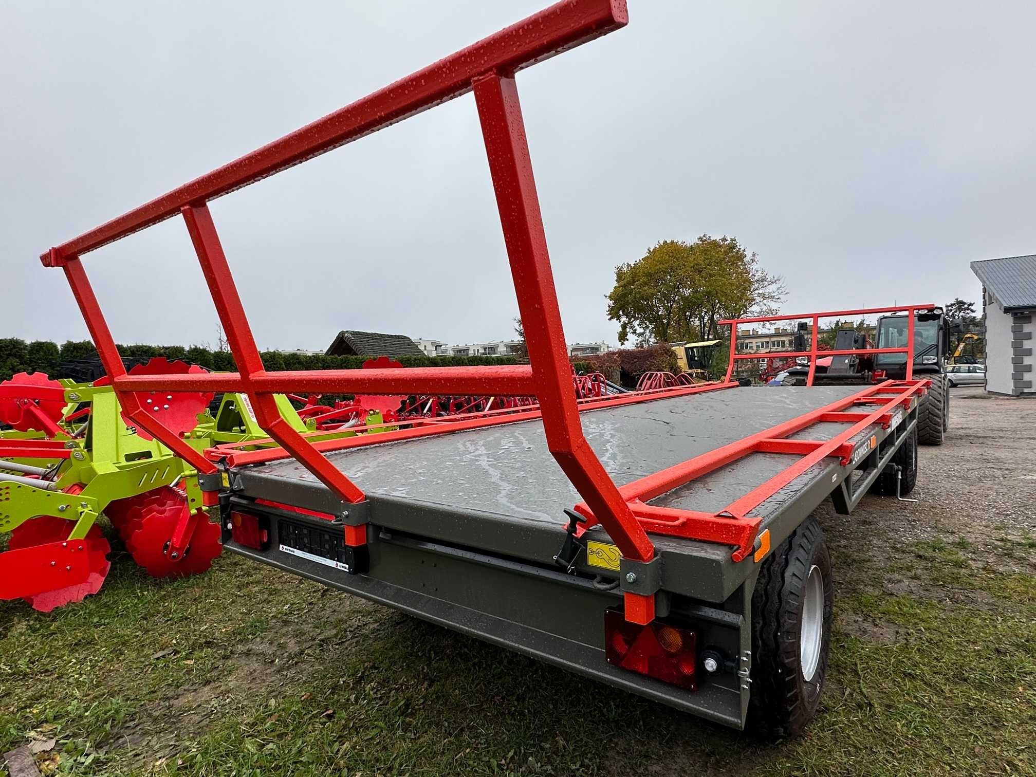 NOWA! Przyczepa do bel URSUS T665 Laweta platforma Pronar 7T Wielton