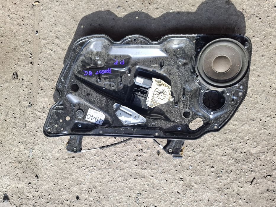 Mechanizm szyby prawy przód volkswagen Passat b6