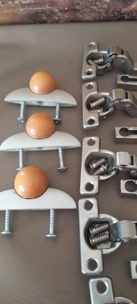 Zawiasy meblowe Hettich 9 sztuk