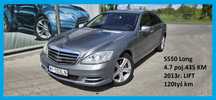 Mercedes-Benz Klasa S S 550 V8 , 2013r. Lift 4 Matic Long