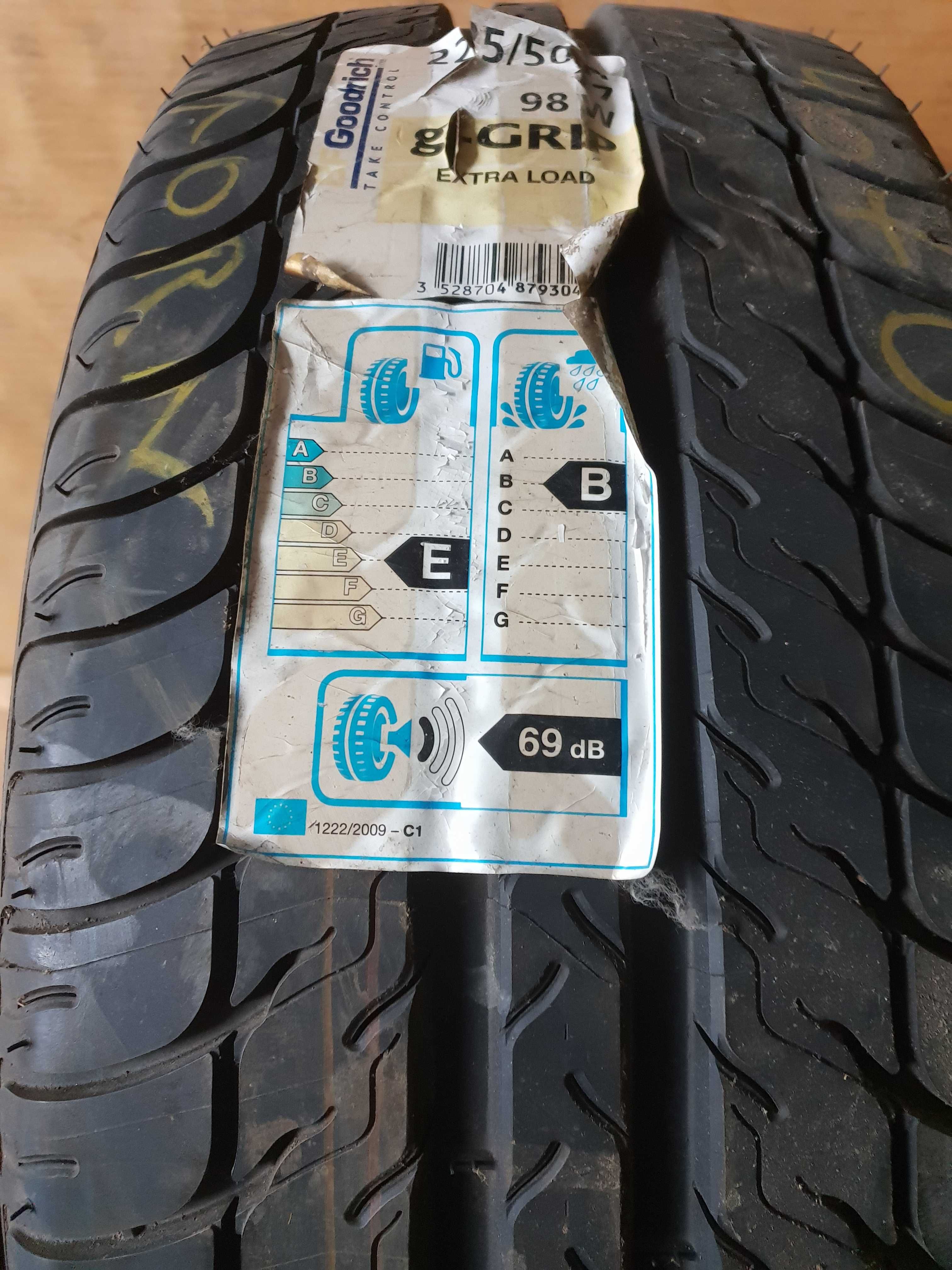 NOWA!!! BFGoodrich 225/50 r17 G-GRIP /// 7,3mm!! NOWA opona z naklejką