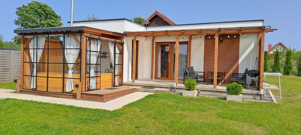 Domek, mazury, sauna , jacuzzi, noclegi, klimatyzacja