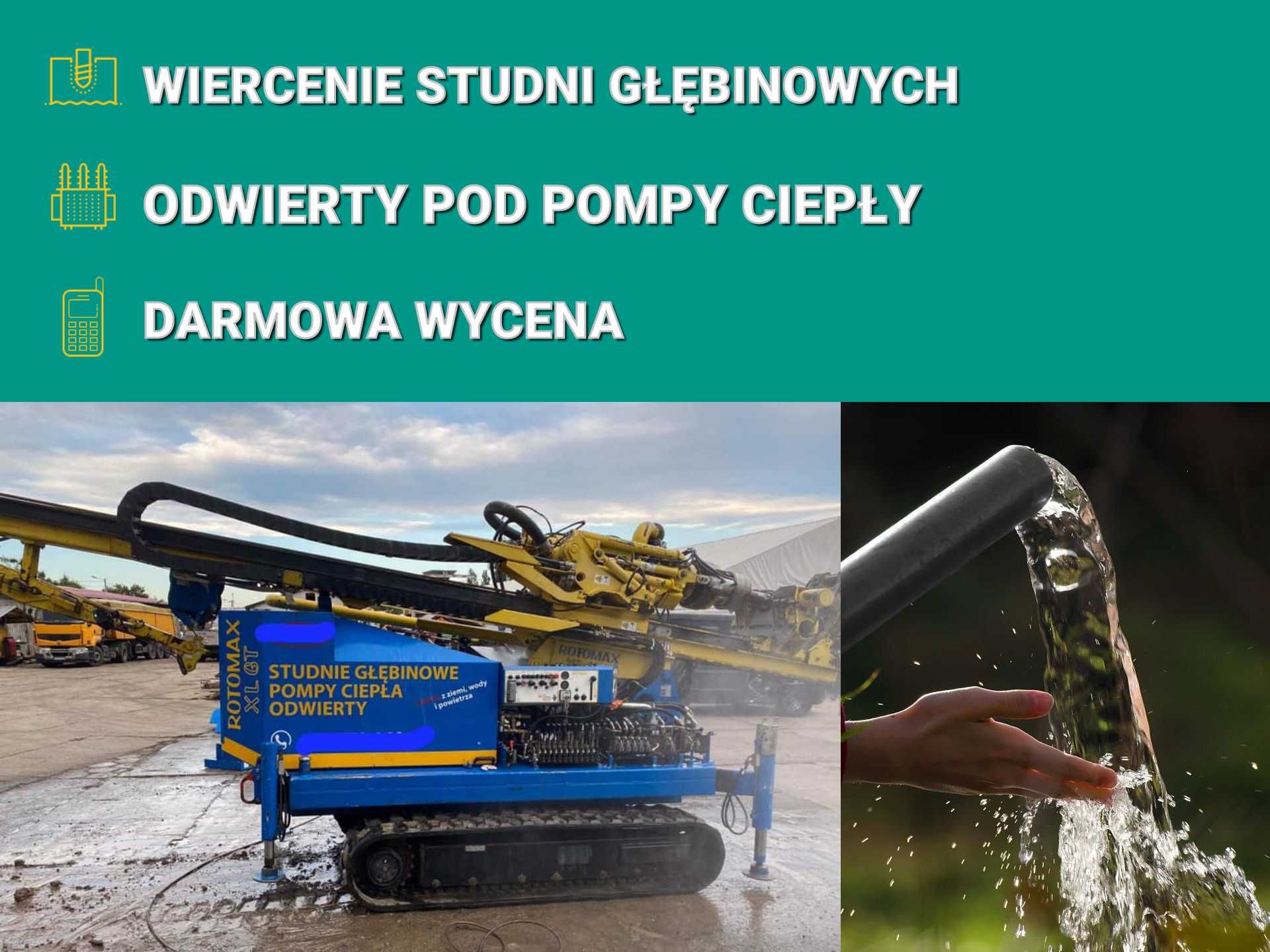 STUDNIE GŁĘBINOWE, POMPY CIEPŁA - Wiercenie - Małopolska i Śląsk