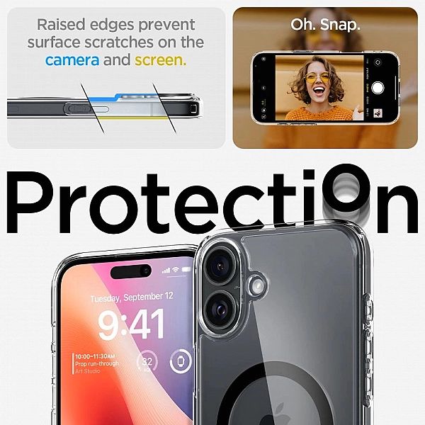 Spigen Ultra Hybrid Mag Magsafe Iphone 16 Black