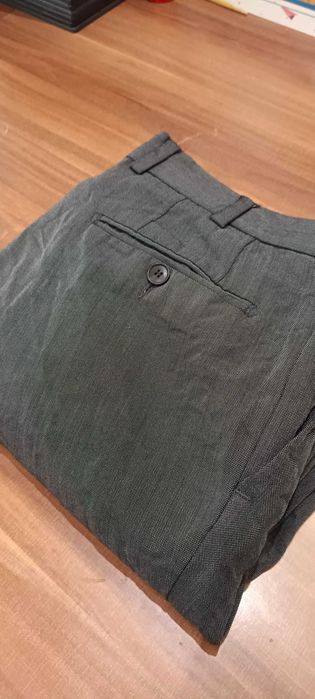 Komplet garniturowy z wełny i jedwabiu 176/108/96 (M) (48) szary Bytom