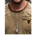 T-SHIRT Koszulka męska z  napisem YELLOWSTONE nowa/3XL/ [18]