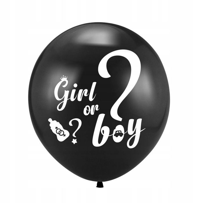 Oro Party Balonowa dekoracja na Baby Shower Chłopak czy Dziewczyna