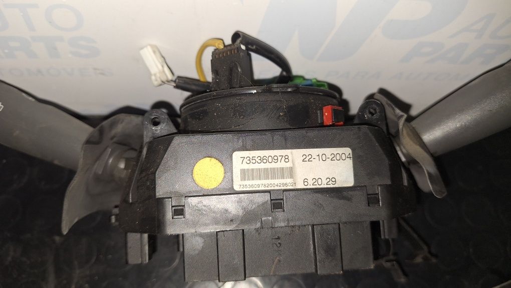 Interruptores luzes/ Limpa vidros  Fiat Panda