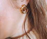Brincos banhados o ouro 18k