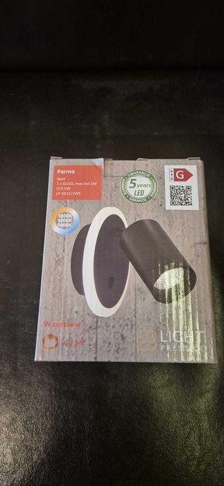 Reflektor Parma czarny GU10 Light Prestige