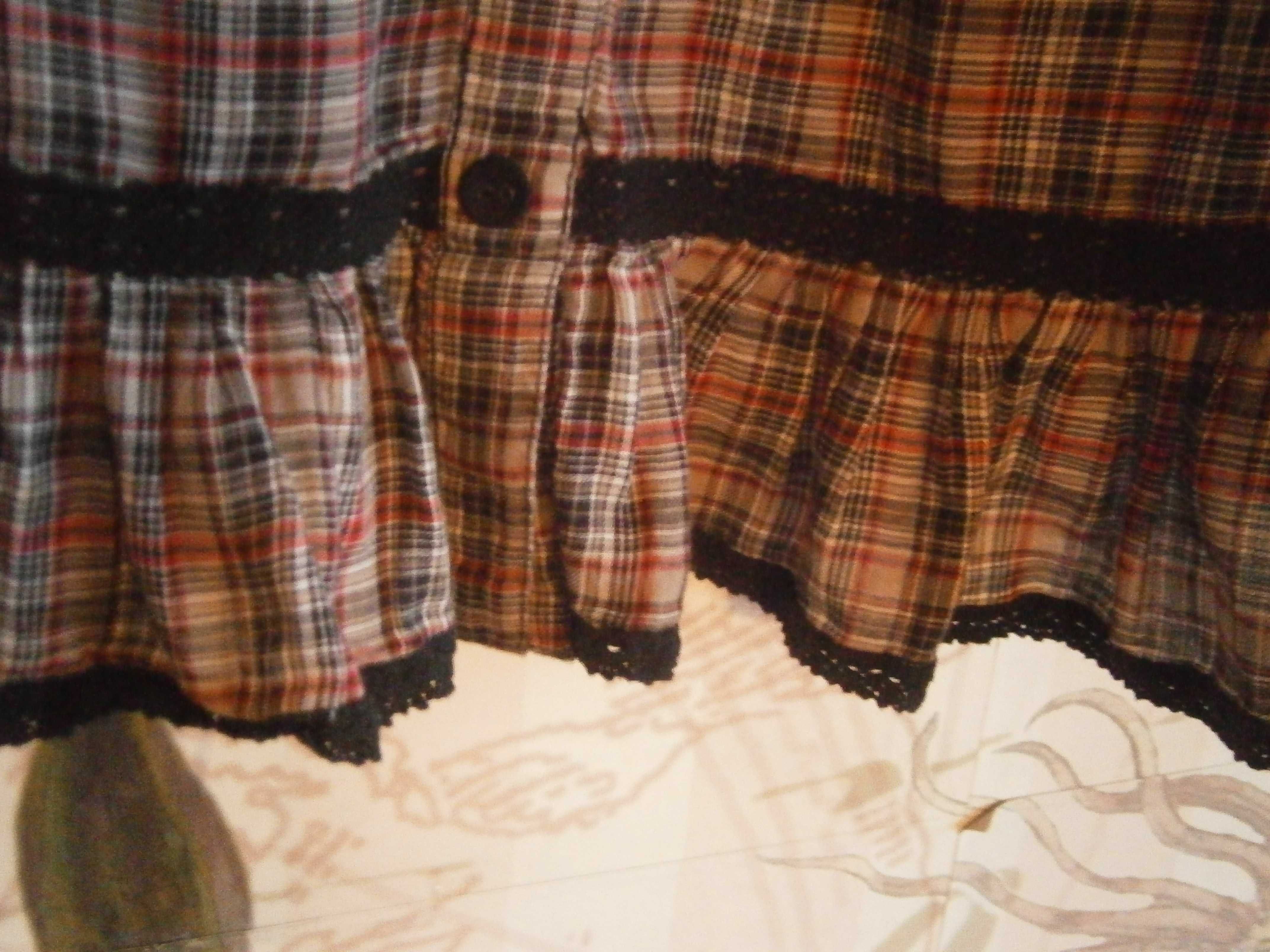 Spódniczka spódnica Terranova L 40 w kratkę