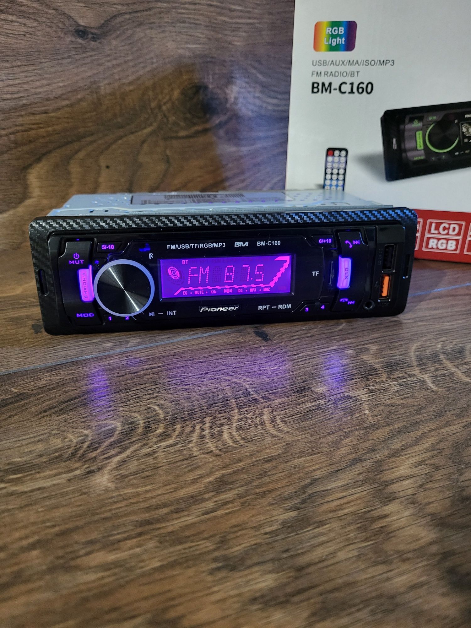 Блютуз магнітола Pioneer BM-C160/автомагнітола/USB/AUX