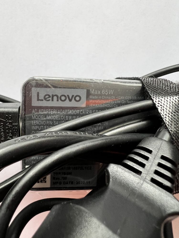 Oryginalny zasilacz Lenovo 65W USB-C