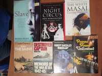 7 książek Night circus The White Masai Slave Destroyer captain