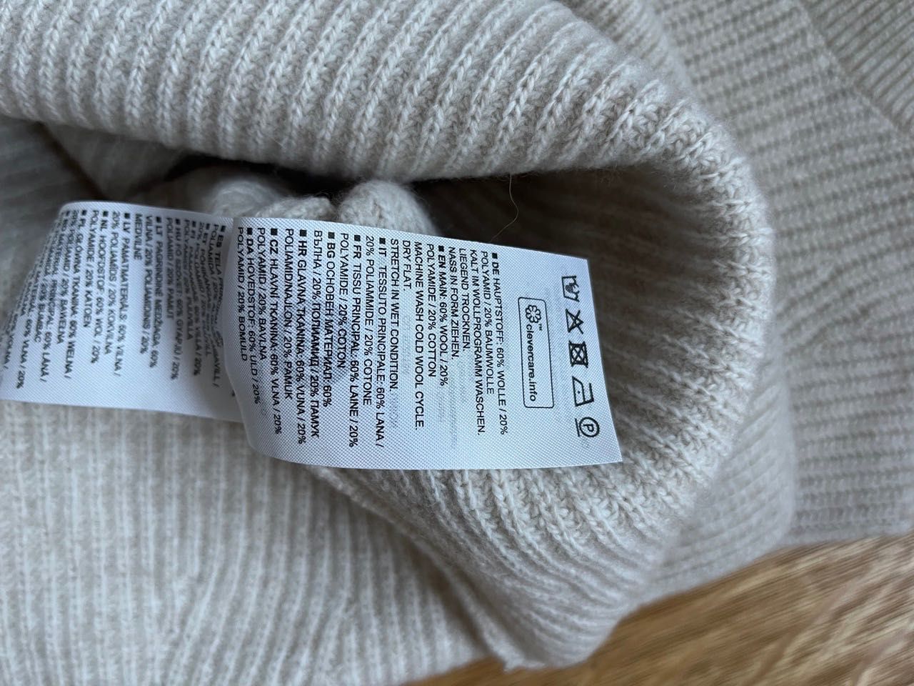 Sweter bezrękawnik wełna Marco O'Polo XS